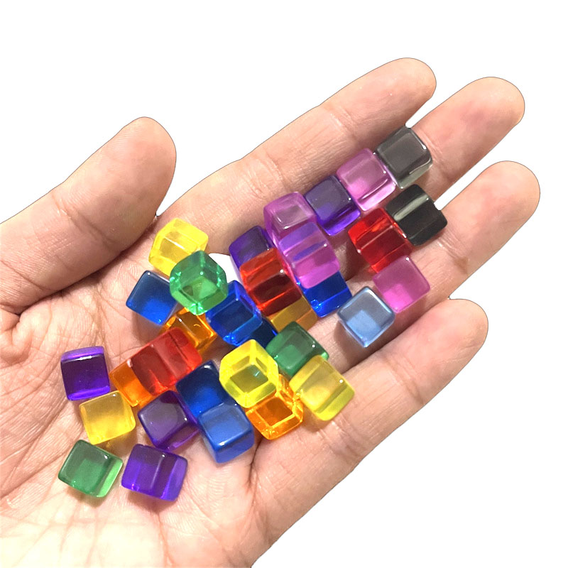 Board Game Verdant - 100 pçs/set 8mm cubo claro dados