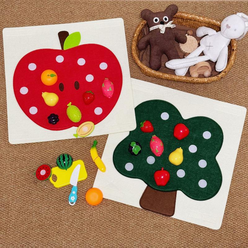 Board Game Quote - 1 conjunto de frutas de feltro