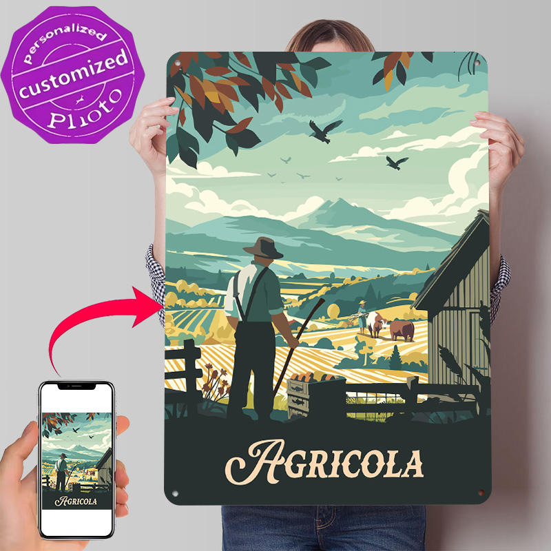 Board Game Inspiration - Poster Metálico com Textura 3D e