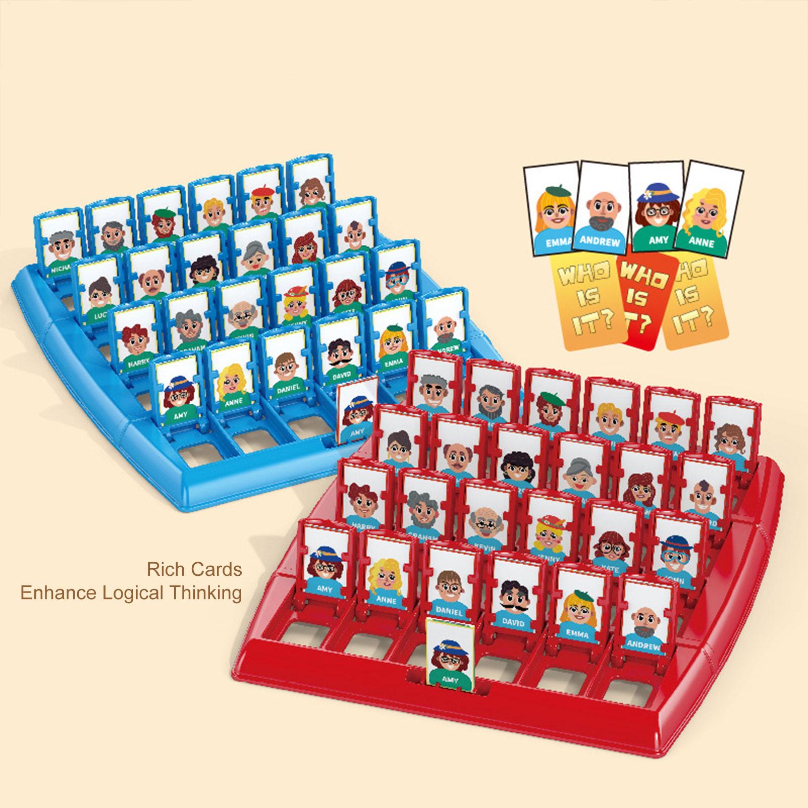 Board Game Who Is It - Jogo de Tabuleiro Adivinhe Quem Sou