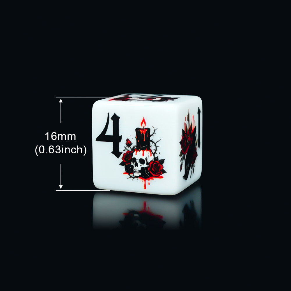 12 Peças de Dados Acrílicos D6 - Board Game Electronic Table avaliação e preço