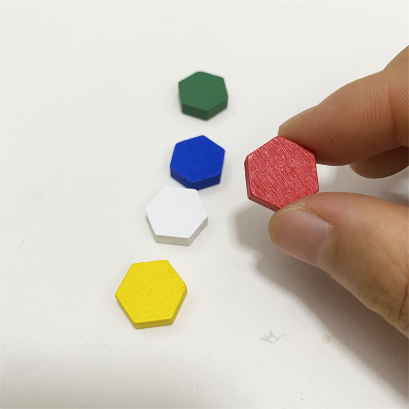 50 peças de madeira hexagonal  - Board Game Verdant avaliação e preço