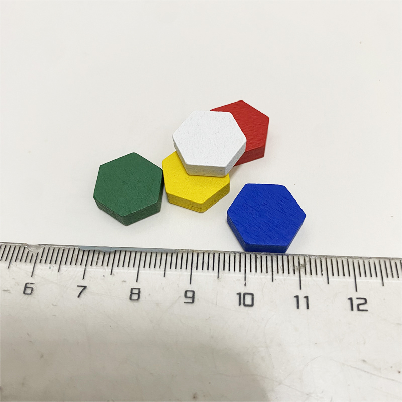 50 peças de madeira hexagonal  - Board Game Verdant avaliação e preço