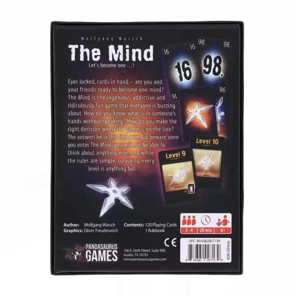 NOVO Jogo de Cartas The Mind,  - Board Game Table avaliação e preço