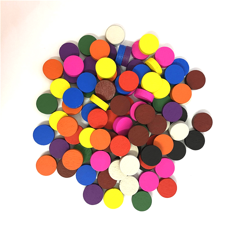 50 peças 15*5mm 11 cores disco - Board Game Sequence avaliação e preço