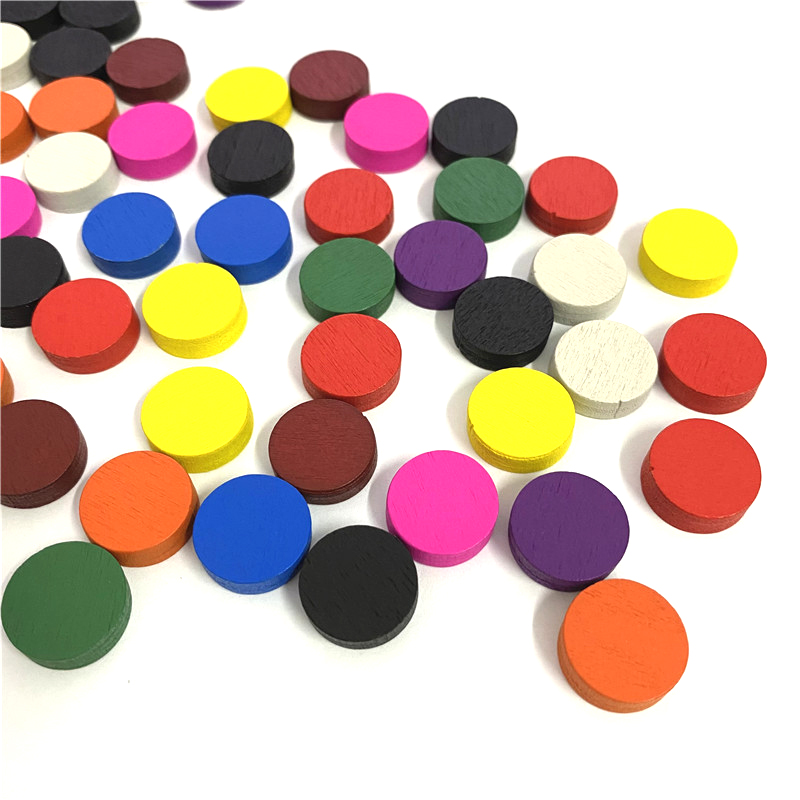 50 peças 15*5mm 11 cores disco - Board Game Sequence avaliação e preço