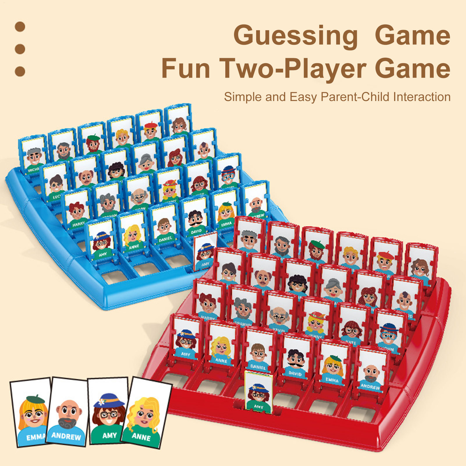 Brinquedo educacional de dois  - Board Game Who Is It avaliação e preço
