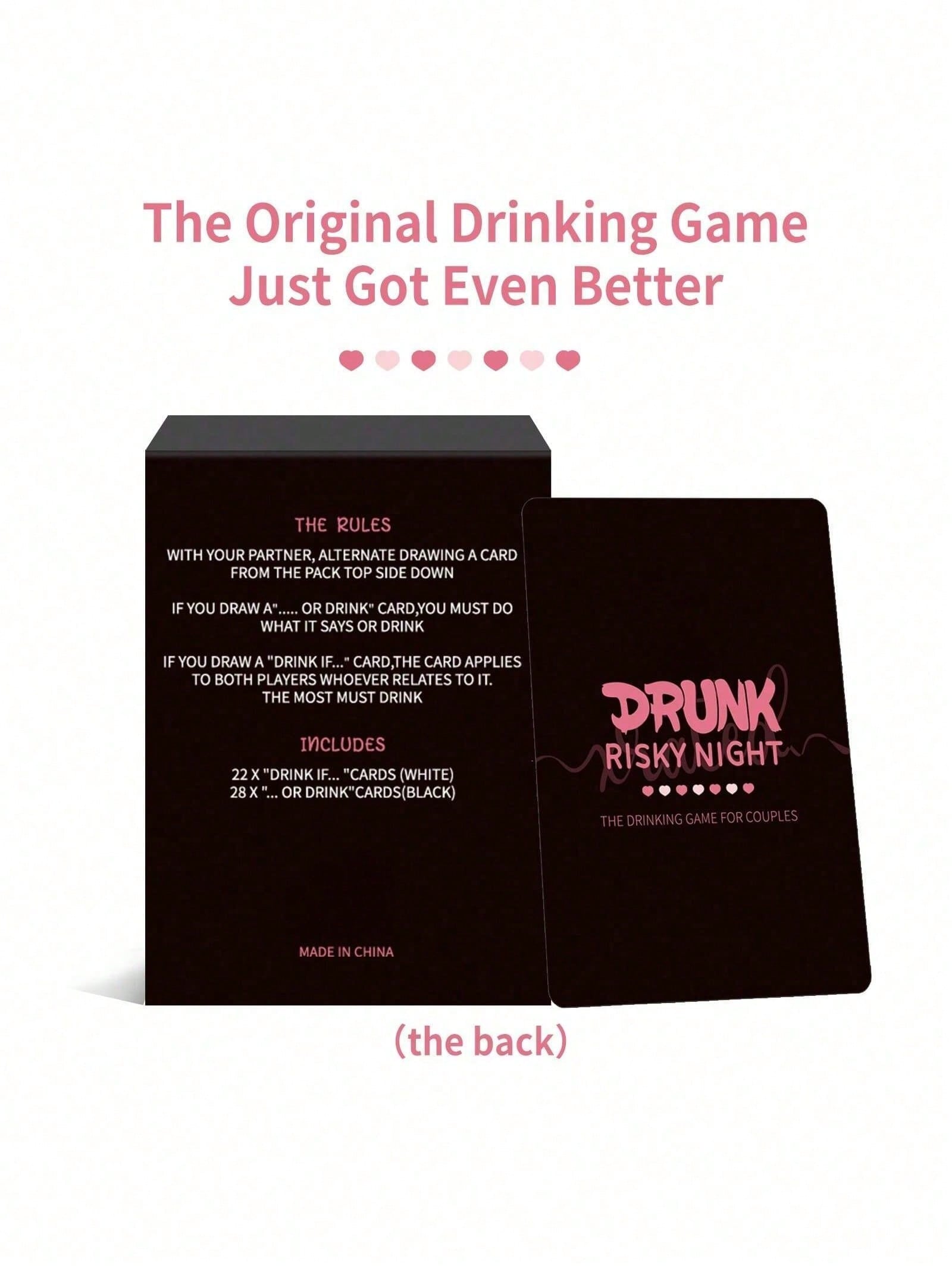 Jogo de Cartas Drunk Risky Nig - Board Game For Couple avaliação e preço