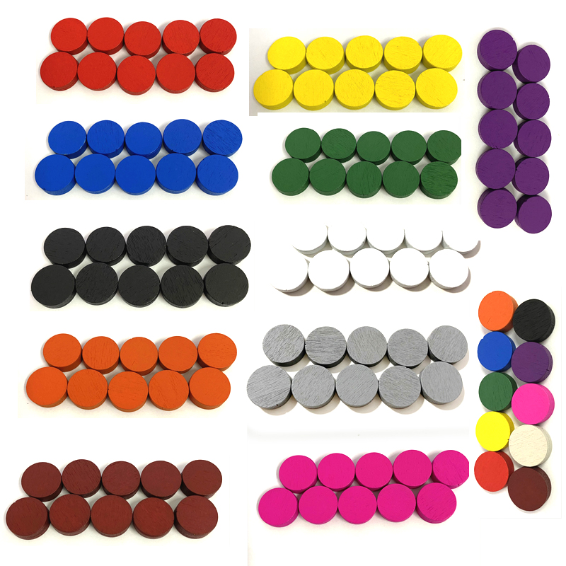 100 peças de diâmetro 15*5mm p - Board Game Sequence avaliação e preço