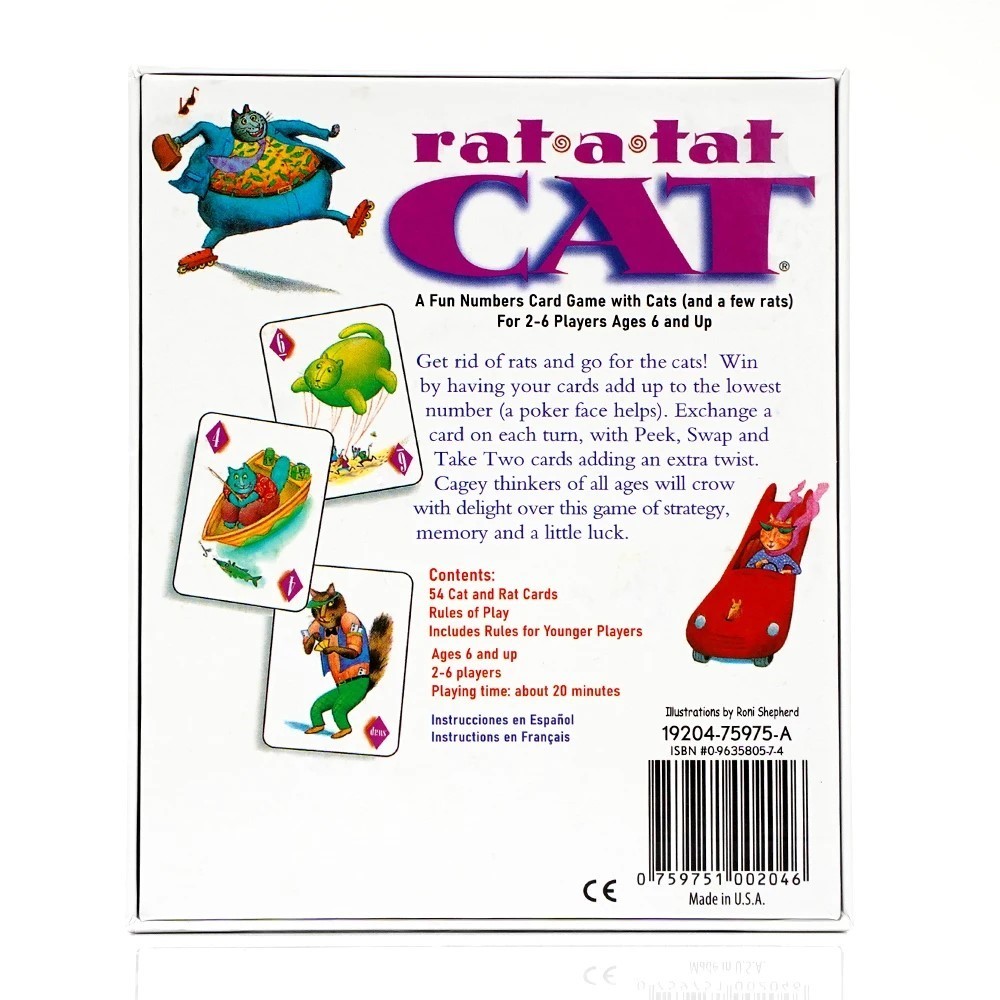 Rat A Tat Cat Fun Numbers, jog - Board Game For 2 Players avaliação e preço