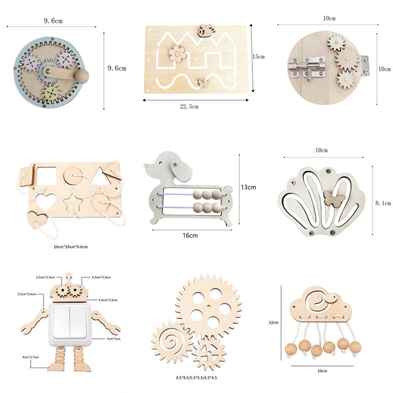 Brinquedos Sensoriais Montesso - Board Game Diy avaliação e preço