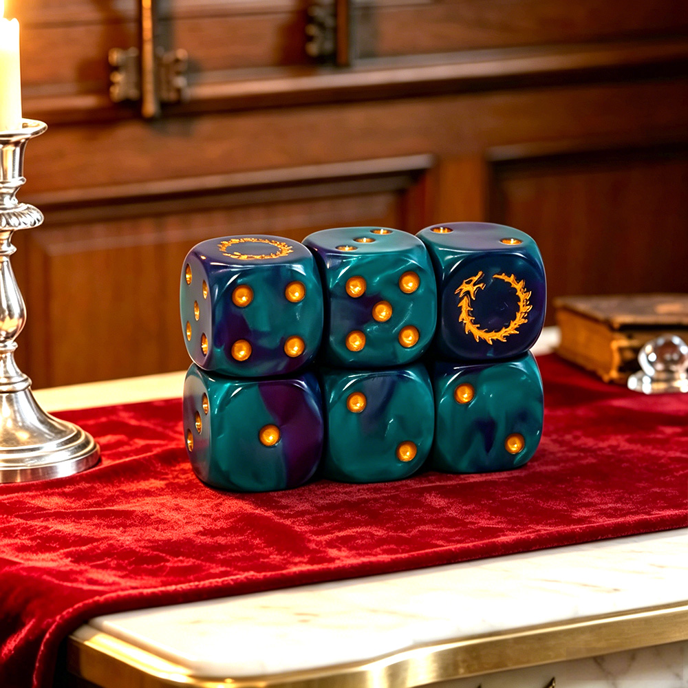 Conjunto de Dados D6 Poliédric - Board Game Electronic Table avaliação e preço