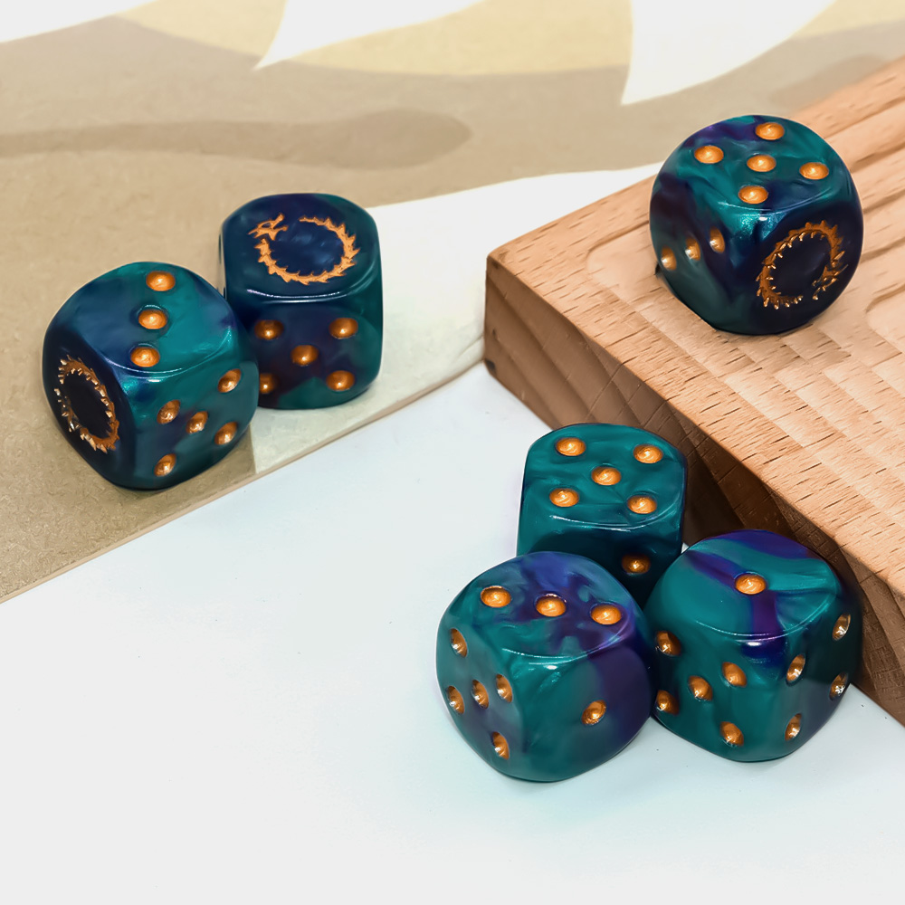 Conjunto de Dados D6 Poliédric - Board Game Electronic Table avaliação e preço
