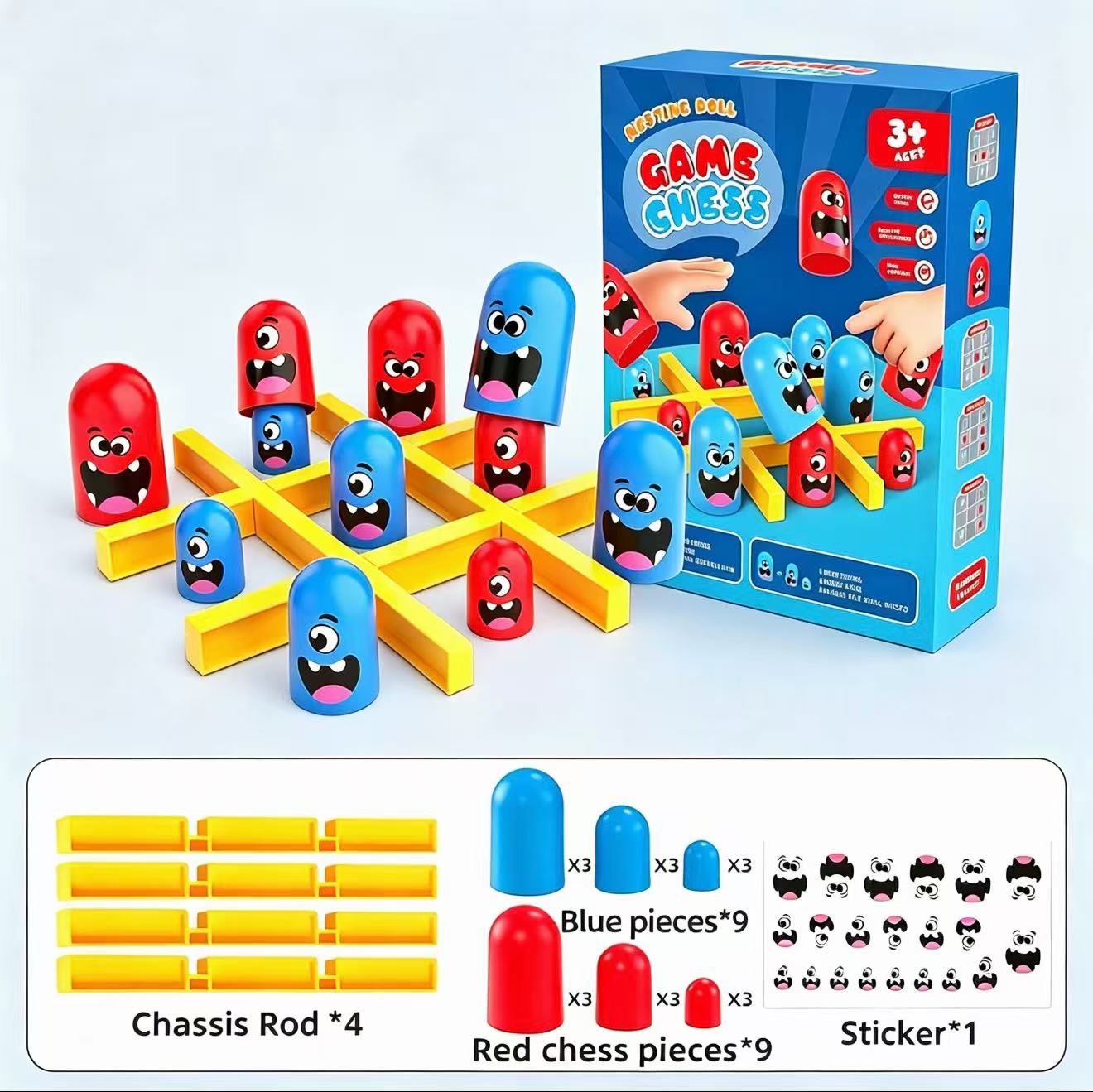 Jogo de Tabuleiro Tic-Tac-Toe  - Board Game Electronic Table avaliação e preço